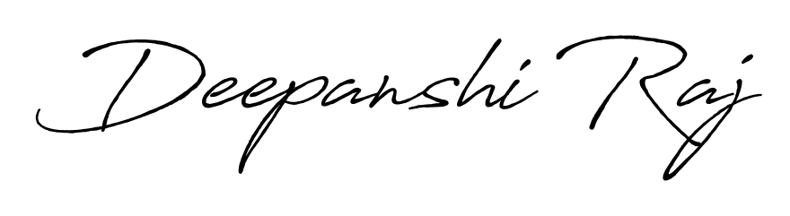 You should practise on your own different ways (Antro_Vectra_Bolder) to write your name (Deepanshi Raj) in signature. Don't let someone else do it for you. Deepanshi Raj signature style 7 images and pictures png