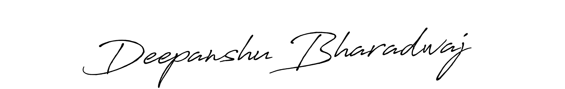 Design your own signature with our free online signature maker. With this signature software, you can create a handwritten (Antro_Vectra_Bolder) signature for name Deepanshu Bharadwaj. Deepanshu Bharadwaj signature style 7 images and pictures png