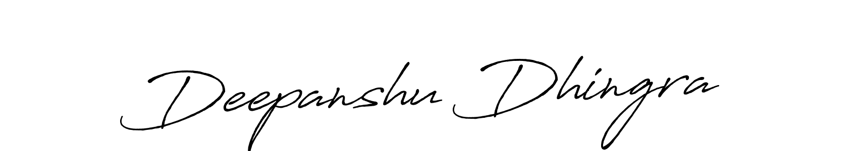 It looks lik you need a new signature style for name Deepanshu Dhingra. Design unique handwritten (Antro_Vectra_Bolder) signature with our free signature maker in just a few clicks. Deepanshu Dhingra signature style 7 images and pictures png