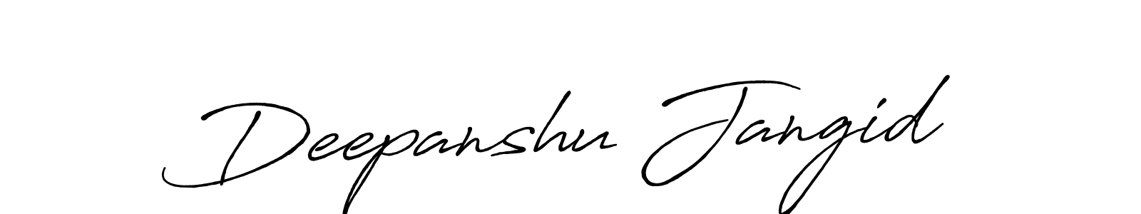How to Draw Deepanshu Jangid signature style? Antro_Vectra_Bolder is a latest design signature styles for name Deepanshu Jangid. Deepanshu Jangid signature style 7 images and pictures png