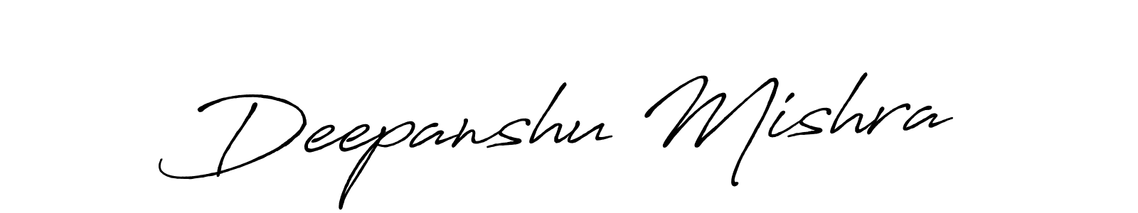 The best way (Antro_Vectra_Bolder) to make a short signature is to pick only two or three words in your name. The name Deepanshu Mishra include a total of six letters. For converting this name. Deepanshu Mishra signature style 7 images and pictures png