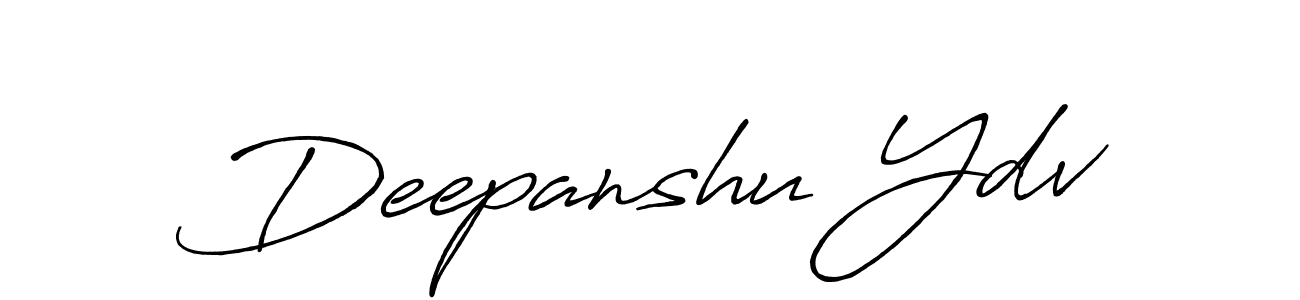 Here are the top 10 professional signature styles for the name Deepanshu Ydv. These are the best autograph styles you can use for your name. Deepanshu Ydv signature style 7 images and pictures png