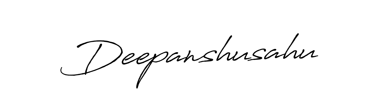 Use a signature maker to create a handwritten signature online. With this signature software, you can design (Antro_Vectra_Bolder) your own signature for name Deepanshusahu. Deepanshusahu signature style 7 images and pictures png