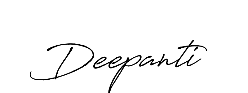 It looks lik you need a new signature style for name Deepanti. Design unique handwritten (Antro_Vectra_Bolder) signature with our free signature maker in just a few clicks. Deepanti signature style 7 images and pictures png