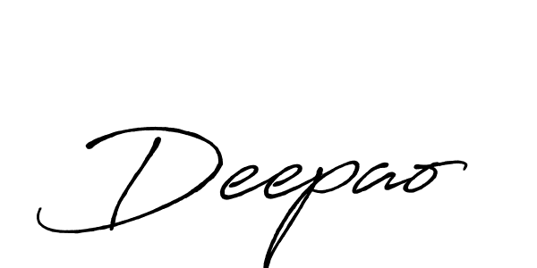 The best way (Antro_Vectra_Bolder) to make a short signature is to pick only two or three words in your name. The name Deepao include a total of six letters. For converting this name. Deepao signature style 7 images and pictures png