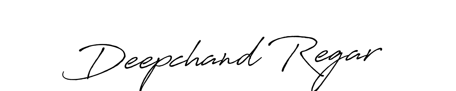 Also You can easily find your signature by using the search form. We will create Deepchand Regar name handwritten signature images for you free of cost using Antro_Vectra_Bolder sign style. Deepchand Regar signature style 7 images and pictures png