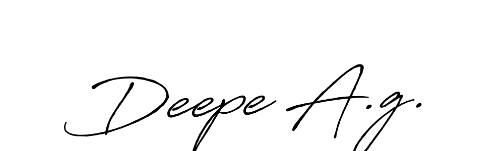 if you are searching for the best signature style for your name Deepe A.g.. so please give up your signature search. here we have designed multiple signature styles  using Antro_Vectra_Bolder. Deepe A.g. signature style 7 images and pictures png