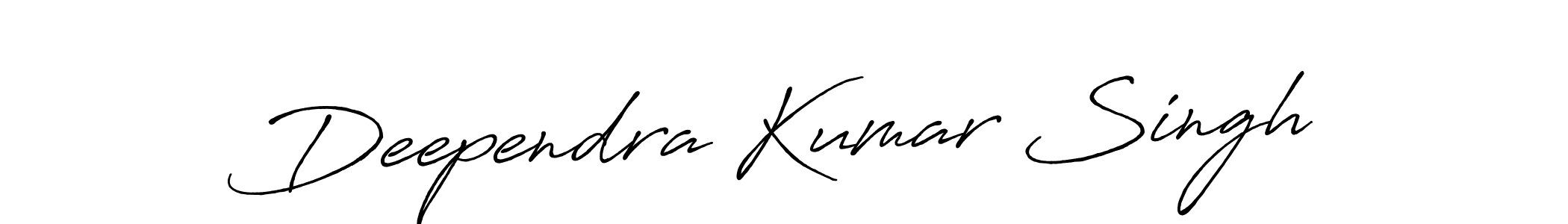 How to make Deependra Kumar Singh name signature. Use Antro_Vectra_Bolder style for creating short signs online. This is the latest handwritten sign. Deependra Kumar Singh signature style 7 images and pictures png