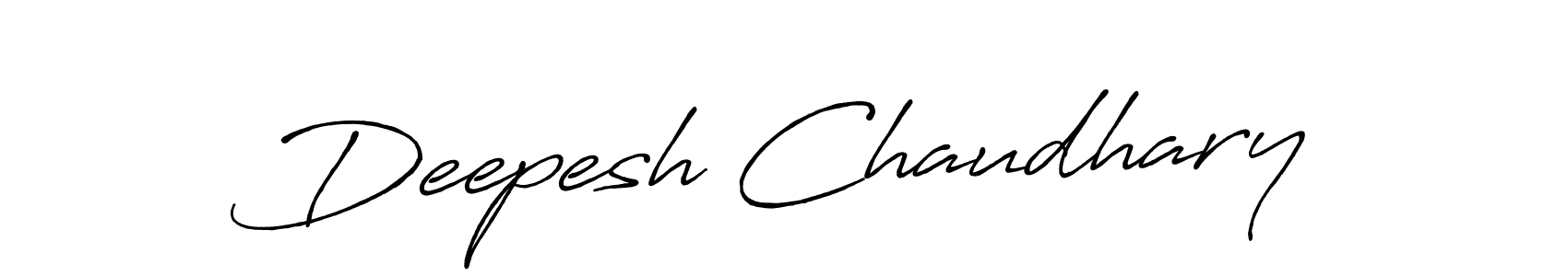 Use a signature maker to create a handwritten signature online. With this signature software, you can design (Antro_Vectra_Bolder) your own signature for name Deepesh Chaudhary. Deepesh Chaudhary signature style 7 images and pictures png