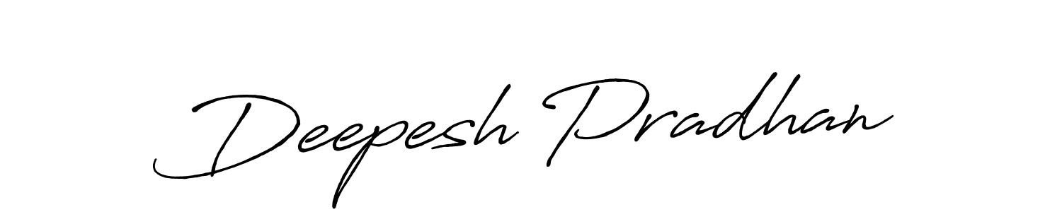 It looks lik you need a new signature style for name Deepesh Pradhan. Design unique handwritten (Antro_Vectra_Bolder) signature with our free signature maker in just a few clicks. Deepesh Pradhan signature style 7 images and pictures png