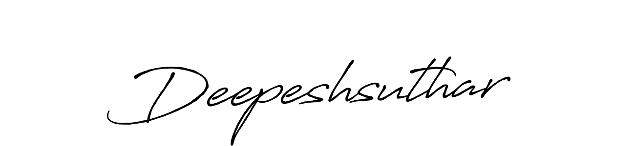 Deepeshsuthar stylish signature style. Best Handwritten Sign (Antro_Vectra_Bolder) for my name. Handwritten Signature Collection Ideas for my name Deepeshsuthar. Deepeshsuthar signature style 7 images and pictures png