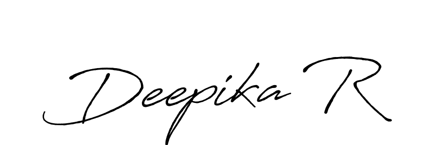 Also we have Deepika R name is the best signature style. Create professional handwritten signature collection using Antro_Vectra_Bolder autograph style. Deepika R signature style 7 images and pictures png