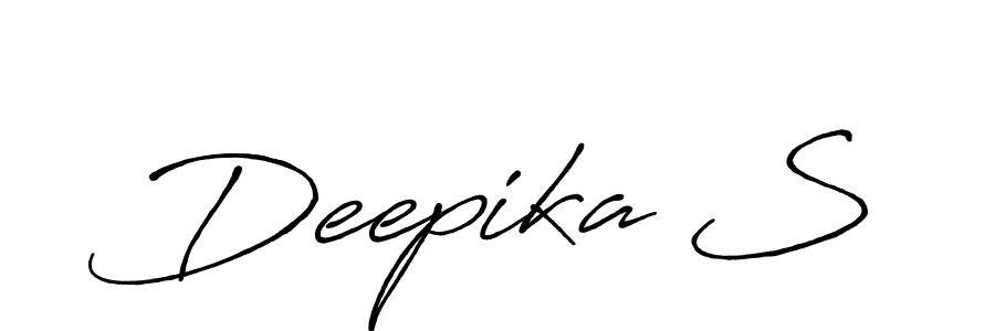 Make a beautiful signature design for name Deepika S. Use this online signature maker to create a handwritten signature for free. Deepika S signature style 7 images and pictures png