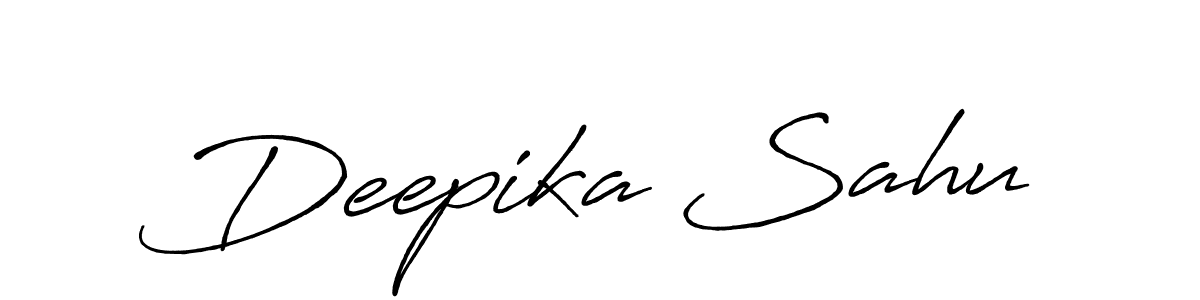 Antro_Vectra_Bolder is a professional signature style that is perfect for those who want to add a touch of class to their signature. It is also a great choice for those who want to make their signature more unique. Get Deepika Sahu name to fancy signature for free. Deepika Sahu signature style 7 images and pictures png