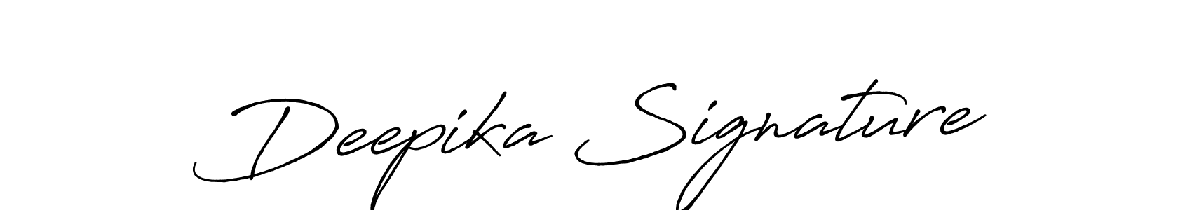 Deepika Signature stylish signature style. Best Handwritten Sign (Antro_Vectra_Bolder) for my name. Handwritten Signature Collection Ideas for my name Deepika Signature. Deepika Signature signature style 7 images and pictures png