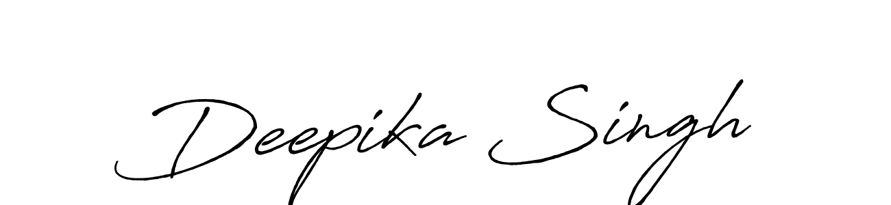 Deepika Singh stylish signature style. Best Handwritten Sign (Antro_Vectra_Bolder) for my name. Handwritten Signature Collection Ideas for my name Deepika Singh. Deepika Singh signature style 7 images and pictures png