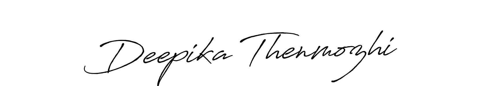 Design your own signature with our free online signature maker. With this signature software, you can create a handwritten (Antro_Vectra_Bolder) signature for name Deepika Thenmozhi. Deepika Thenmozhi signature style 7 images and pictures png