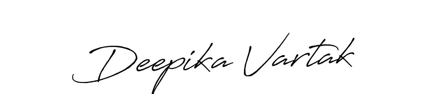 Use a signature maker to create a handwritten signature online. With this signature software, you can design (Antro_Vectra_Bolder) your own signature for name Deepika Vartak. Deepika Vartak signature style 7 images and pictures png