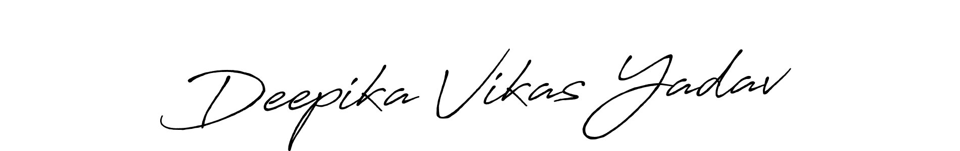 Similarly Antro_Vectra_Bolder is the best handwritten signature design. Signature creator online .You can use it as an online autograph creator for name Deepika Vikas Yadav. Deepika Vikas Yadav signature style 7 images and pictures png