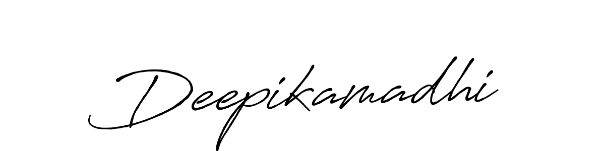 Once you've used our free online signature maker to create your best signature Antro_Vectra_Bolder style, it's time to enjoy all of the benefits that Deepikamadhi name signing documents. Deepikamadhi signature style 7 images and pictures png