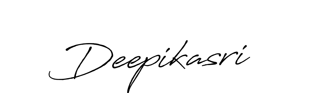 Deepikasri stylish signature style. Best Handwritten Sign (Antro_Vectra_Bolder) for my name. Handwritten Signature Collection Ideas for my name Deepikasri. Deepikasri signature style 7 images and pictures png