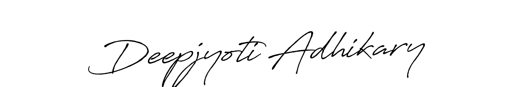 Deepjyoti Adhikary stylish signature style. Best Handwritten Sign (Antro_Vectra_Bolder) for my name. Handwritten Signature Collection Ideas for my name Deepjyoti Adhikary. Deepjyoti Adhikary signature style 7 images and pictures png