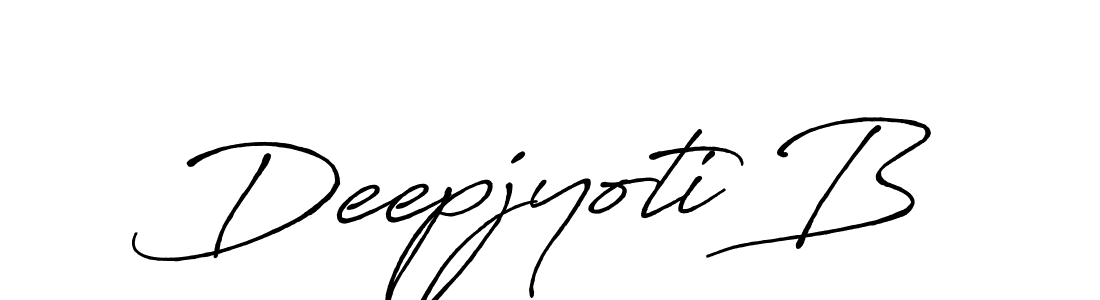 Also we have Deepjyoti B name is the best signature style. Create professional handwritten signature collection using Antro_Vectra_Bolder autograph style. Deepjyoti B signature style 7 images and pictures png