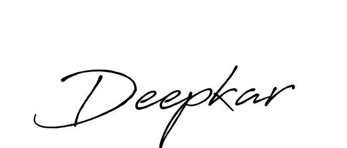 How to make Deepkar name signature. Use Antro_Vectra_Bolder style for creating short signs online. This is the latest handwritten sign. Deepkar signature style 7 images and pictures png
