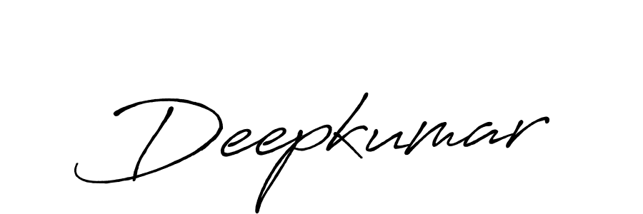 Use a signature maker to create a handwritten signature online. With this signature software, you can design (Antro_Vectra_Bolder) your own signature for name Deepkumar. Deepkumar signature style 7 images and pictures png