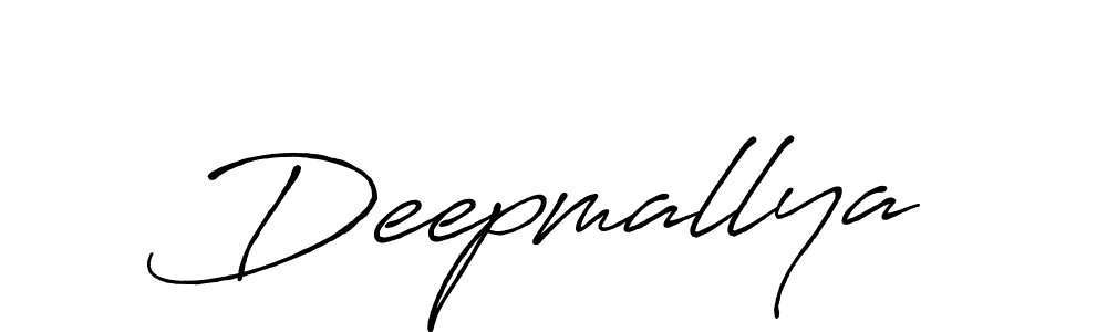 Create a beautiful signature design for name Deepmallya. With this signature (Antro_Vectra_Bolder) fonts, you can make a handwritten signature for free. Deepmallya signature style 7 images and pictures png