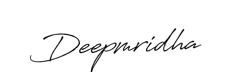 How to make Deepmridha signature? Antro_Vectra_Bolder is a professional autograph style. Create handwritten signature for Deepmridha name. Deepmridha signature style 7 images and pictures png