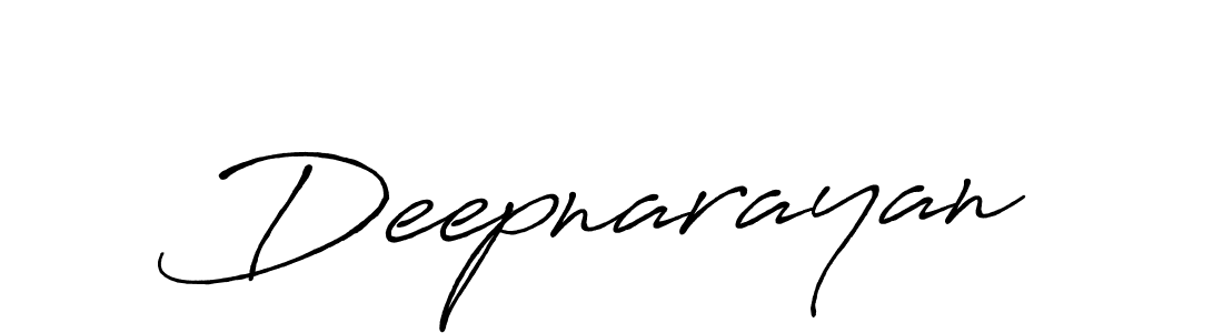 How to make Deepnarayan name signature. Use Antro_Vectra_Bolder style for creating short signs online. This is the latest handwritten sign. Deepnarayan signature style 7 images and pictures png