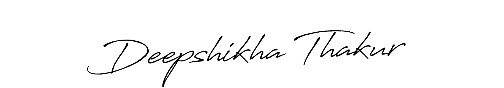 Design your own signature with our free online signature maker. With this signature software, you can create a handwritten (Antro_Vectra_Bolder) signature for name Deepshikha Thakur. Deepshikha Thakur signature style 7 images and pictures png