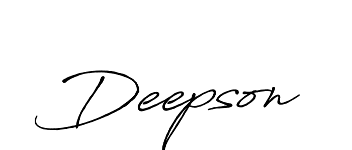 You should practise on your own different ways (Antro_Vectra_Bolder) to write your name (Deepson) in signature. don't let someone else do it for you. Deepson signature style 7 images and pictures png