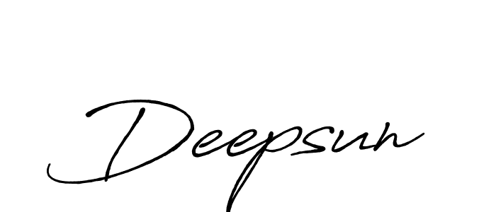 The best way (Antro_Vectra_Bolder) to make a short signature is to pick only two or three words in your name. The name Deepsun include a total of six letters. For converting this name. Deepsun signature style 7 images and pictures png