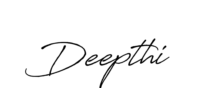 Use a signature maker to create a handwritten signature online. With this signature software, you can design (Antro_Vectra_Bolder) your own signature for name Deepthi. Deepthi signature style 7 images and pictures png