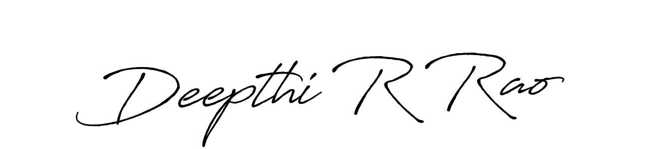 It looks lik you need a new signature style for name Deepthi R Rao. Design unique handwritten (Antro_Vectra_Bolder) signature with our free signature maker in just a few clicks. Deepthi R Rao signature style 7 images and pictures png