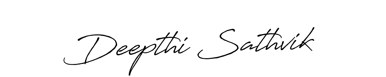 This is the best signature style for the Deepthi Sathvik name. Also you like these signature font (Antro_Vectra_Bolder). Mix name signature. Deepthi Sathvik signature style 7 images and pictures png
