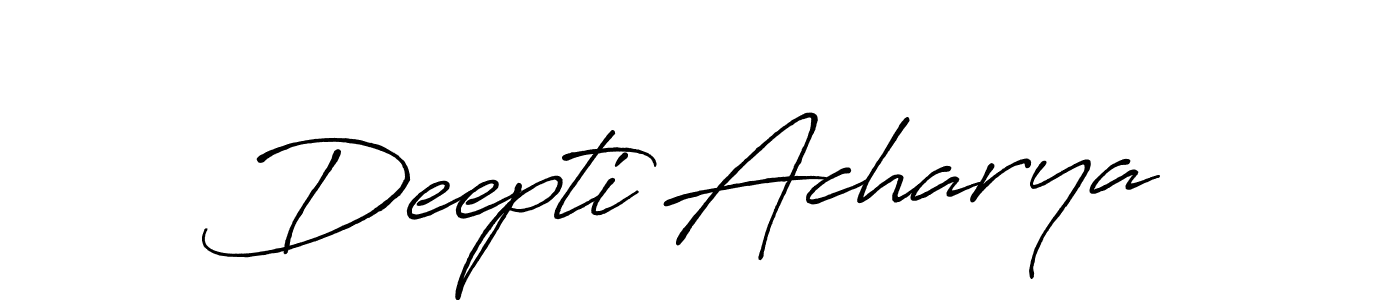 Also You can easily find your signature by using the search form. We will create Deepti Acharya name handwritten signature images for you free of cost using Antro_Vectra_Bolder sign style. Deepti Acharya signature style 7 images and pictures png