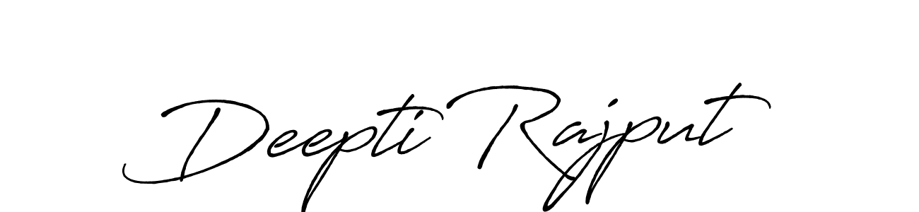 It looks lik you need a new signature style for name Deepti Rajput. Design unique handwritten (Antro_Vectra_Bolder) signature with our free signature maker in just a few clicks. Deepti Rajput signature style 7 images and pictures png