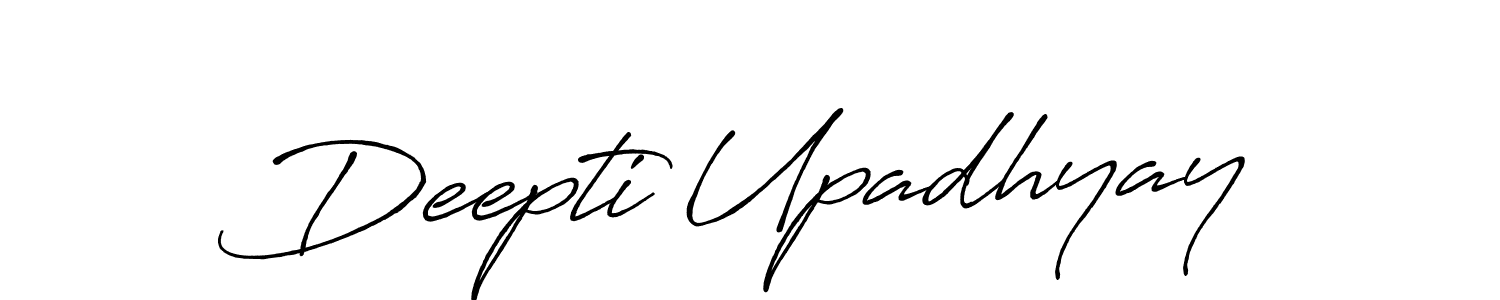 Deepti Upadhyay stylish signature style. Best Handwritten Sign (Antro_Vectra_Bolder) for my name. Handwritten Signature Collection Ideas for my name Deepti Upadhyay. Deepti Upadhyay signature style 7 images and pictures png