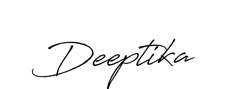 It looks lik you need a new signature style for name Deeptika. Design unique handwritten (Antro_Vectra_Bolder) signature with our free signature maker in just a few clicks. Deeptika signature style 7 images and pictures png