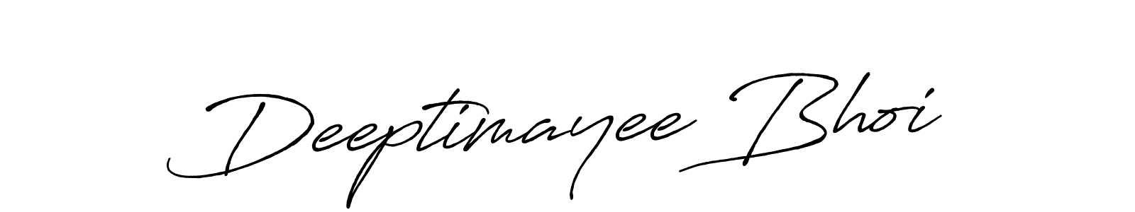 Use a signature maker to create a handwritten signature online. With this signature software, you can design (Antro_Vectra_Bolder) your own signature for name Deeptimayee Bhoi. Deeptimayee Bhoi signature style 7 images and pictures png