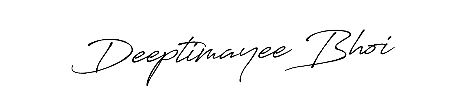 Use a signature maker to create a handwritten signature online. With this signature software, you can design (Antro_Vectra_Bolder) your own signature for name Deeptimayee Bhoi. Deeptimayee Bhoi signature style 7 images and pictures png