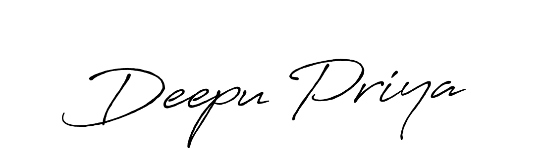 You should practise on your own different ways (Antro_Vectra_Bolder) to write your name (Deepu Priya) in signature. don't let someone else do it for you. Deepu Priya signature style 7 images and pictures png