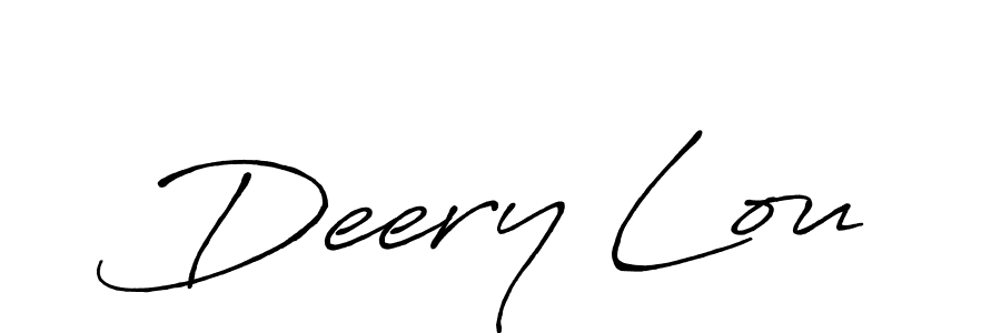How to make Deery Lou signature? Antro_Vectra_Bolder is a professional autograph style. Create handwritten signature for Deery Lou name. Deery Lou signature style 7 images and pictures png