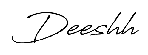 Discover how Deeshh looks in an executive cursive font (Antro_Vectra_Bolder). Perfect for legal documents, invoices, and certificates. Deeshh signature style 7 images and pictures png
