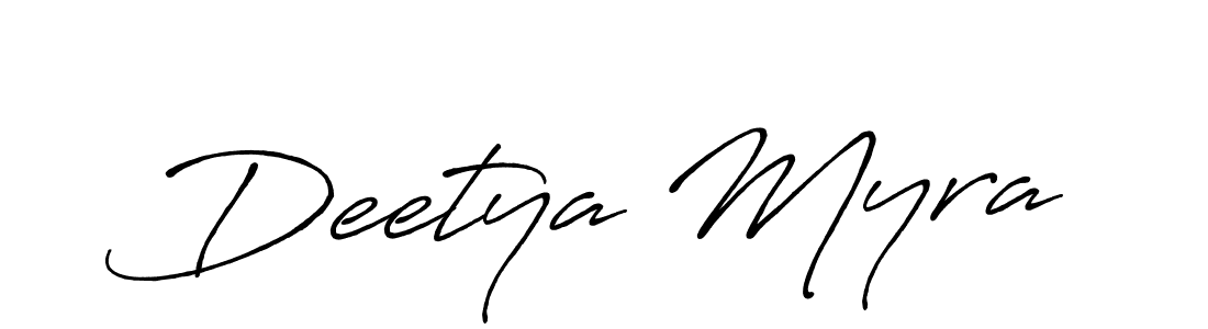 Once you've used our free online signature maker to create your best signature Antro_Vectra_Bolder style, it's time to enjoy all of the benefits that Deetya Myra name signing documents. Deetya Myra signature style 7 images and pictures png