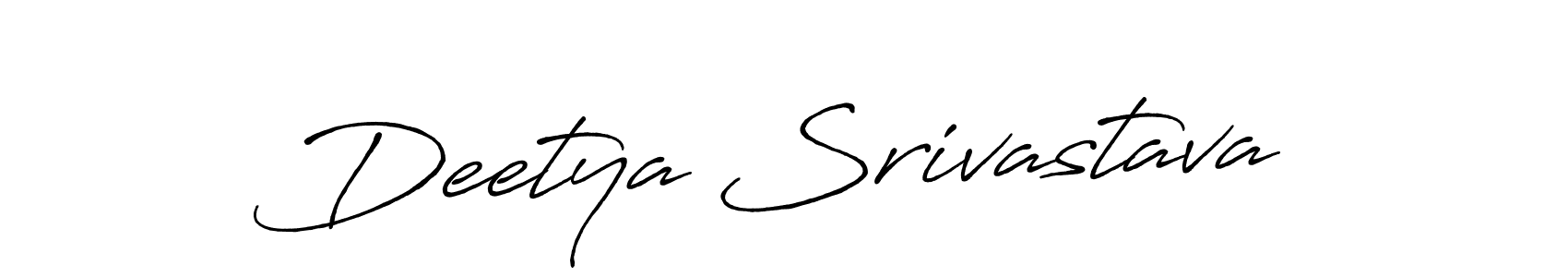 Once you've used our free online signature maker to create your best signature Antro_Vectra_Bolder style, it's time to enjoy all of the benefits that Deetya Srivastava name signing documents. Deetya Srivastava signature style 7 images and pictures png