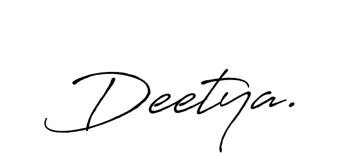 This is the best signature style for the Deetya. name. Also you like these signature font (Antro_Vectra_Bolder). Mix name signature. Deetya. signature style 7 images and pictures png